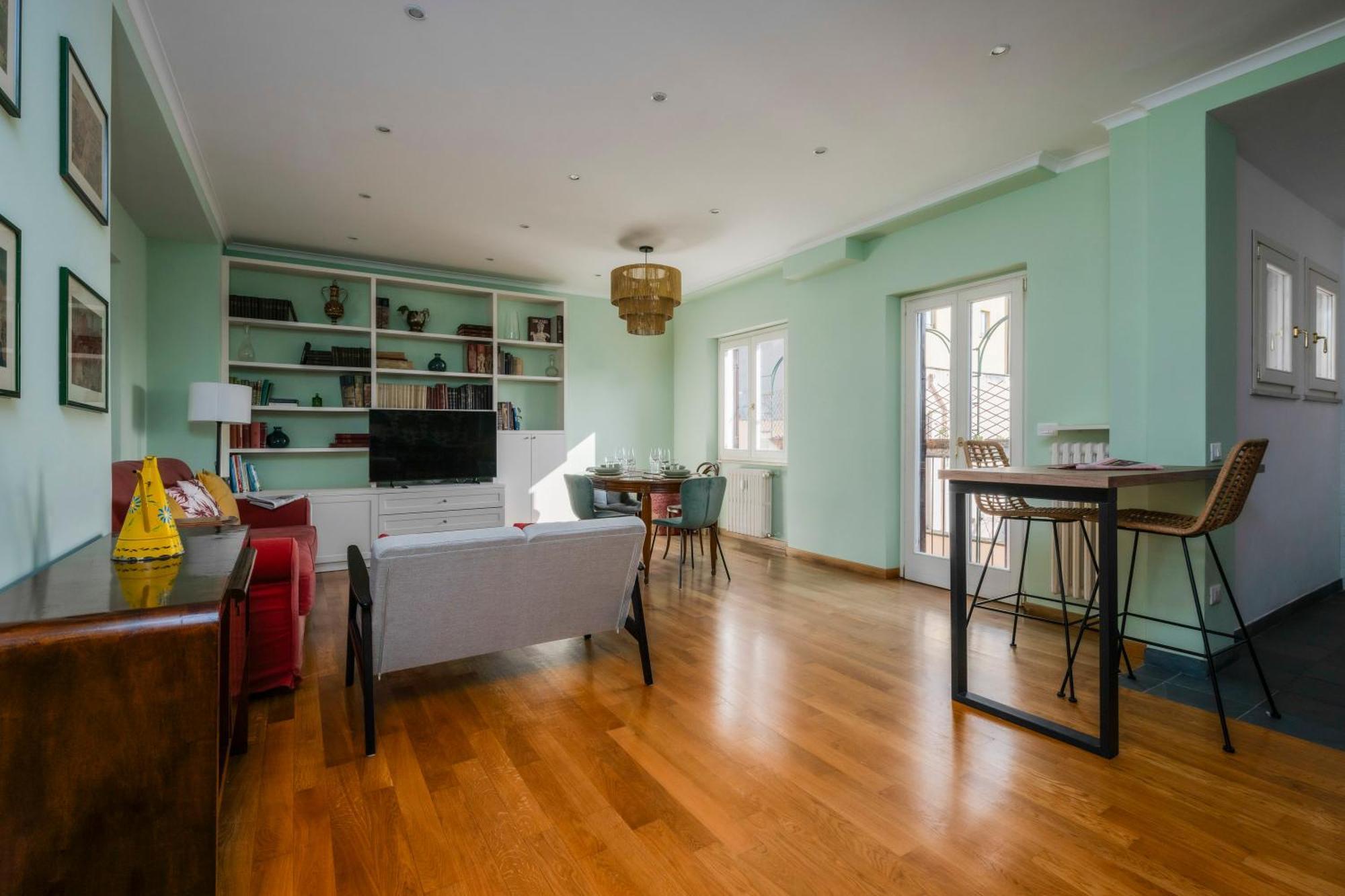 Da Giorgio E Teresa - Attico Con Terrazza A Piazza Del Popolo Apartment Rome Luaran gambar